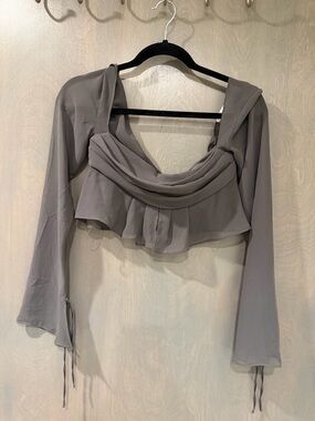 Gray house of cb skirt set